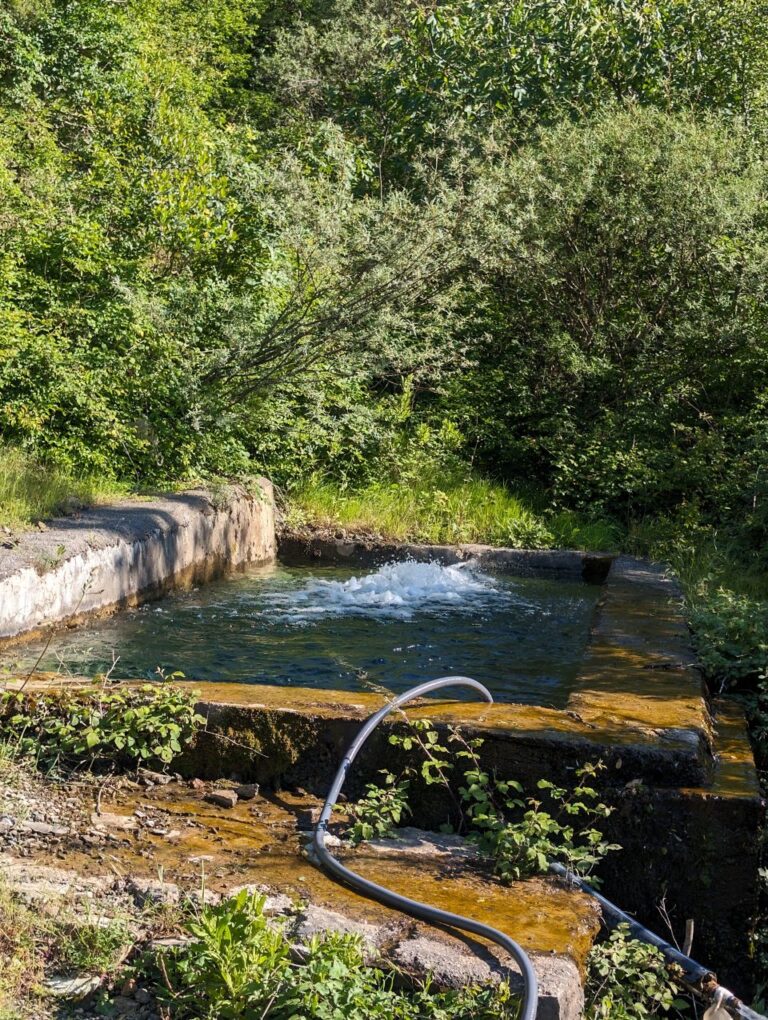 Schlafplatz oberhalb der Drin